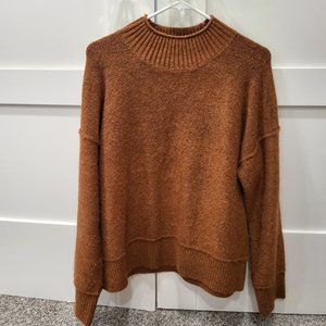 Women's sweaters, size small, black leopard, brown and ocean blue
